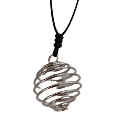 Collier cage à pierre