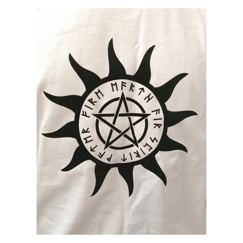 T-shirt unisexe - Pentacle soleil et runes