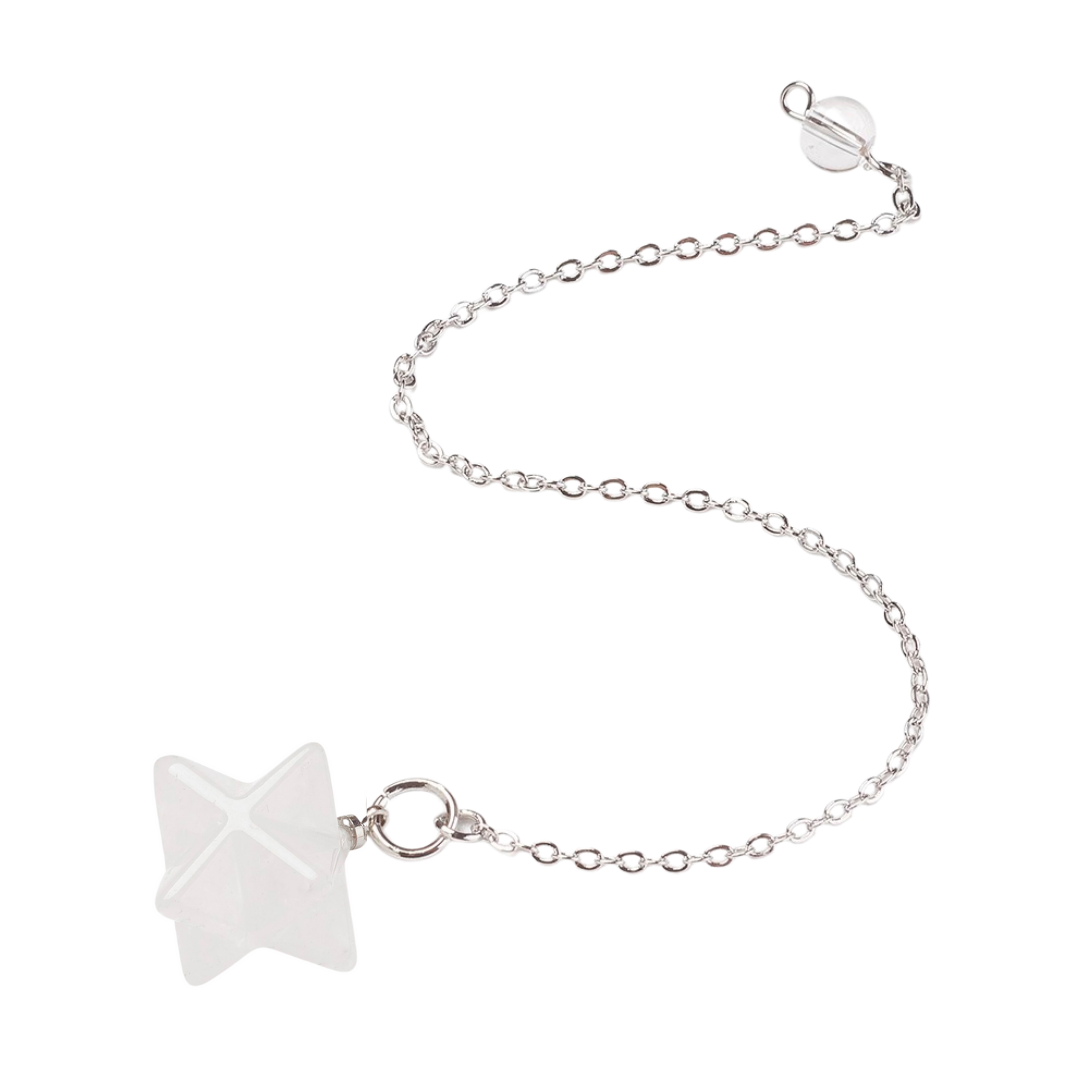 Mini Pendule Merkabah - Cristal de roche