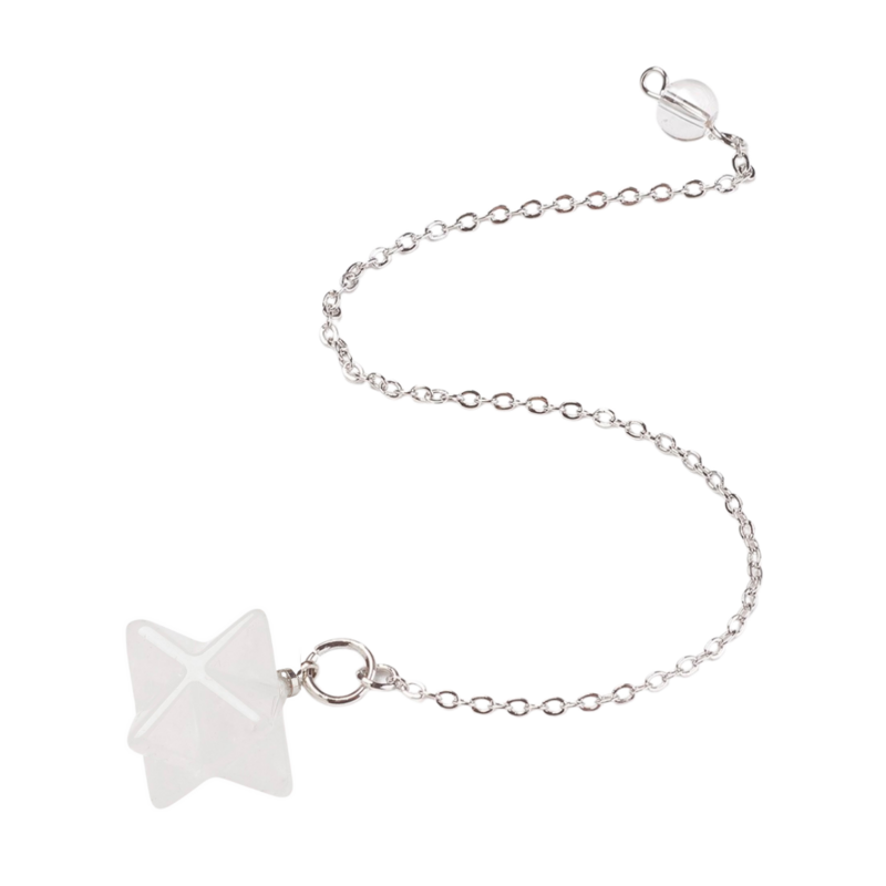 Mini Pendule Merkabah - Cristal de roche