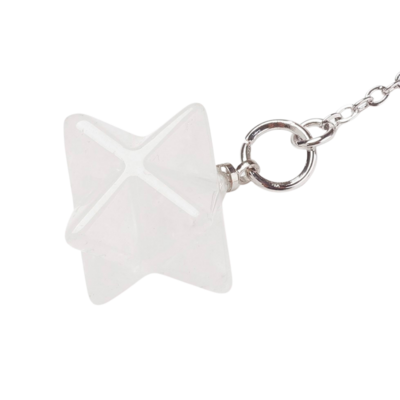 Mini Pendule Merkabah - Cristal de roche