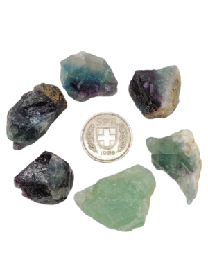 Fluorite brute jusqu'à 30 gr
