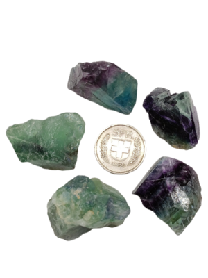 Fluorite brute - de 30 à 49 gr