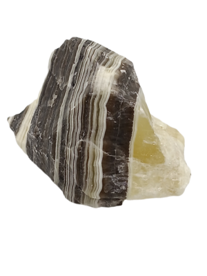 Calcite Zèbre brute - 326 gr
