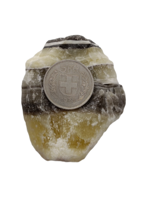 Calcite Zèbre brute - 272 gr