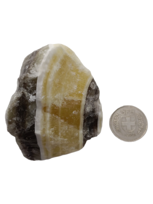 Calcite Zèbre brute - 348 gr