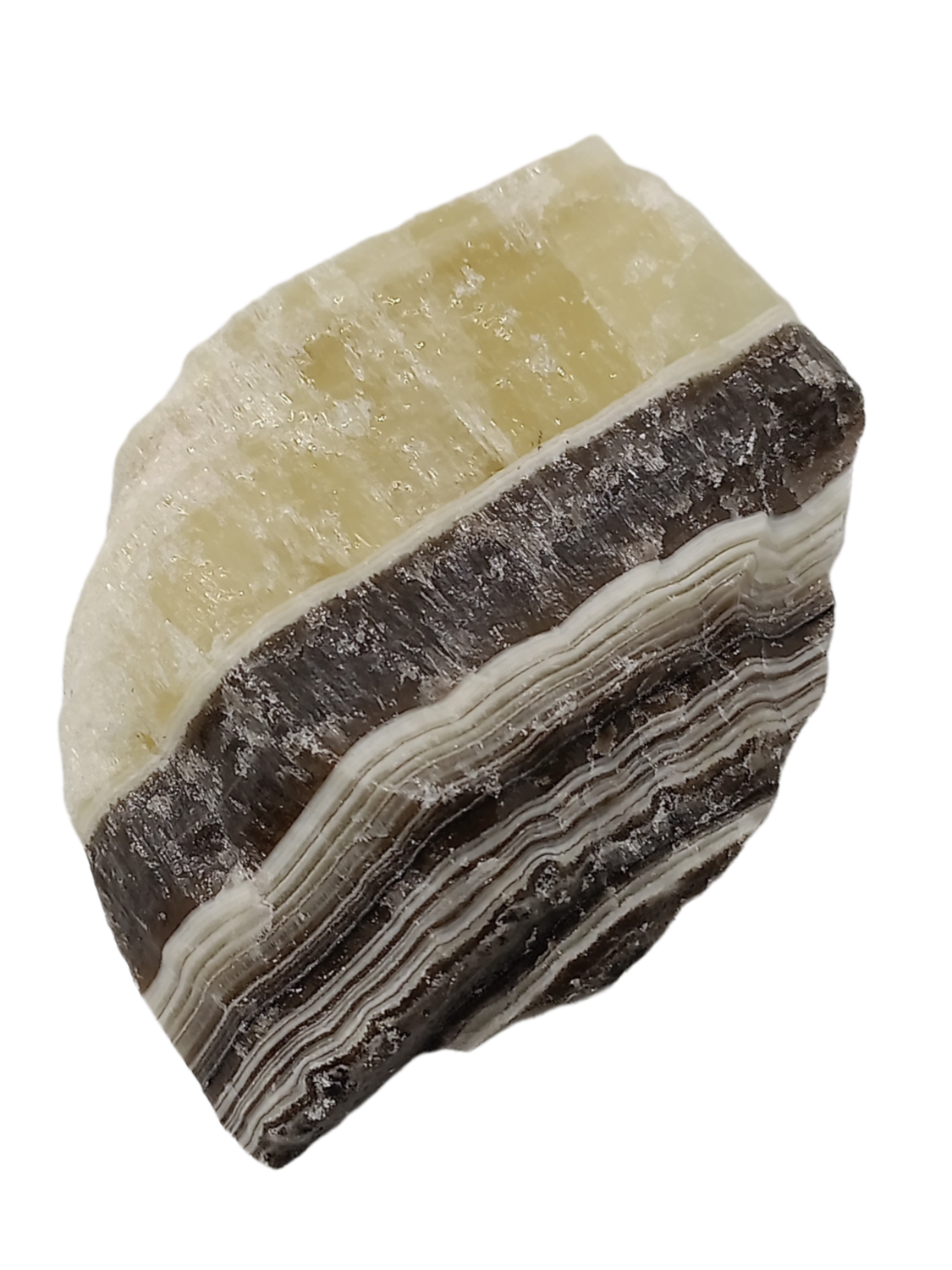 Calcite Zèbre brute - 110 gr