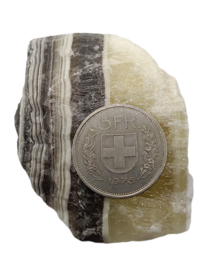 Calcite Zèbre brute - 110 gr