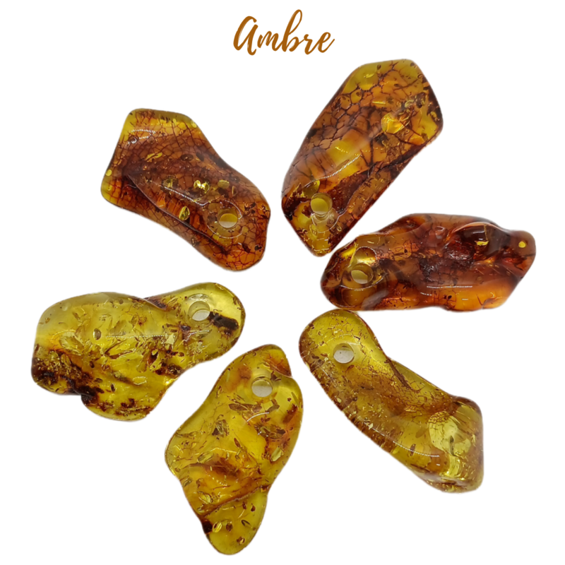 Ambre - pendentif qualité A