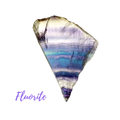 Plaque de Fluorite - 146 gr
