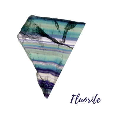 Plaque de Fluorite - 112 gr
