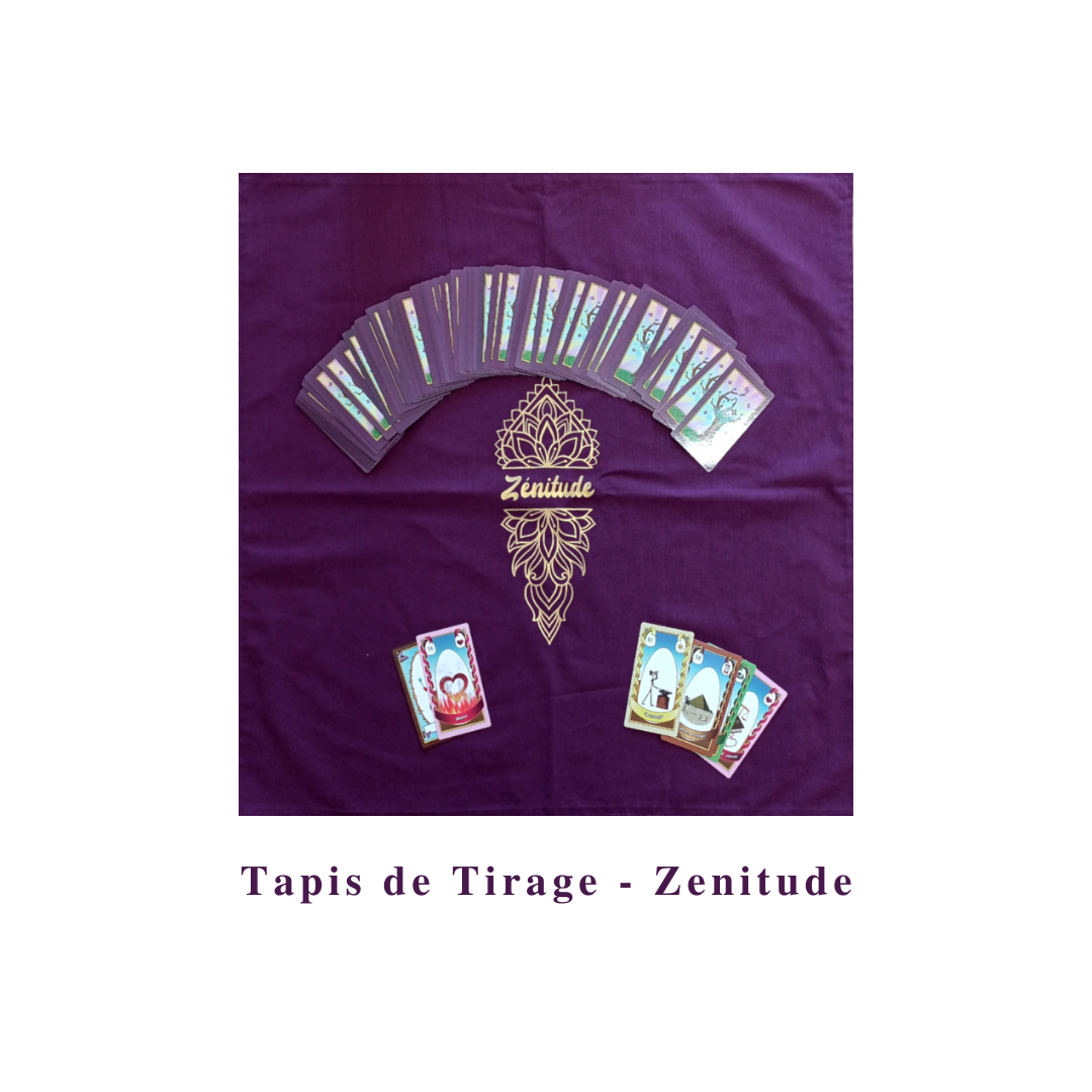 Tapis de Tirage - Zenitude - doré