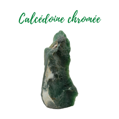 Calcédoine chromée - 430 gr