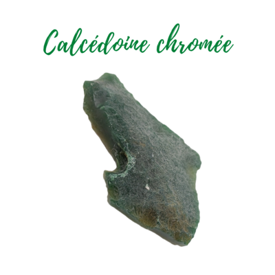 Calcédoine chromée - 74 gr