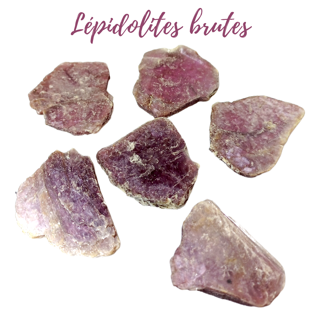 Lépidolite en tranche