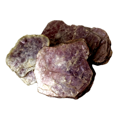 Lépidolite en tranche