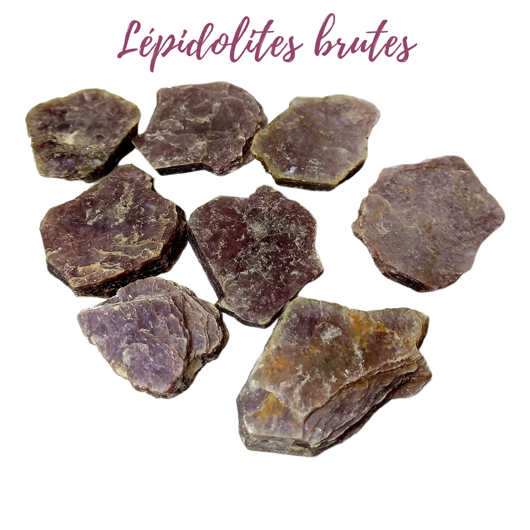 Lépidolite en tranche