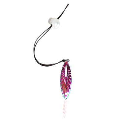 Bijou de rétroviseur - Quartz rose