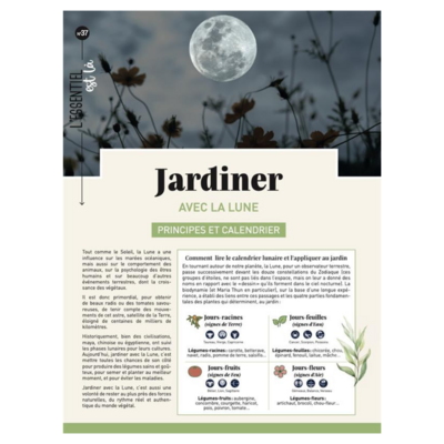 Jardiner avec la Lune