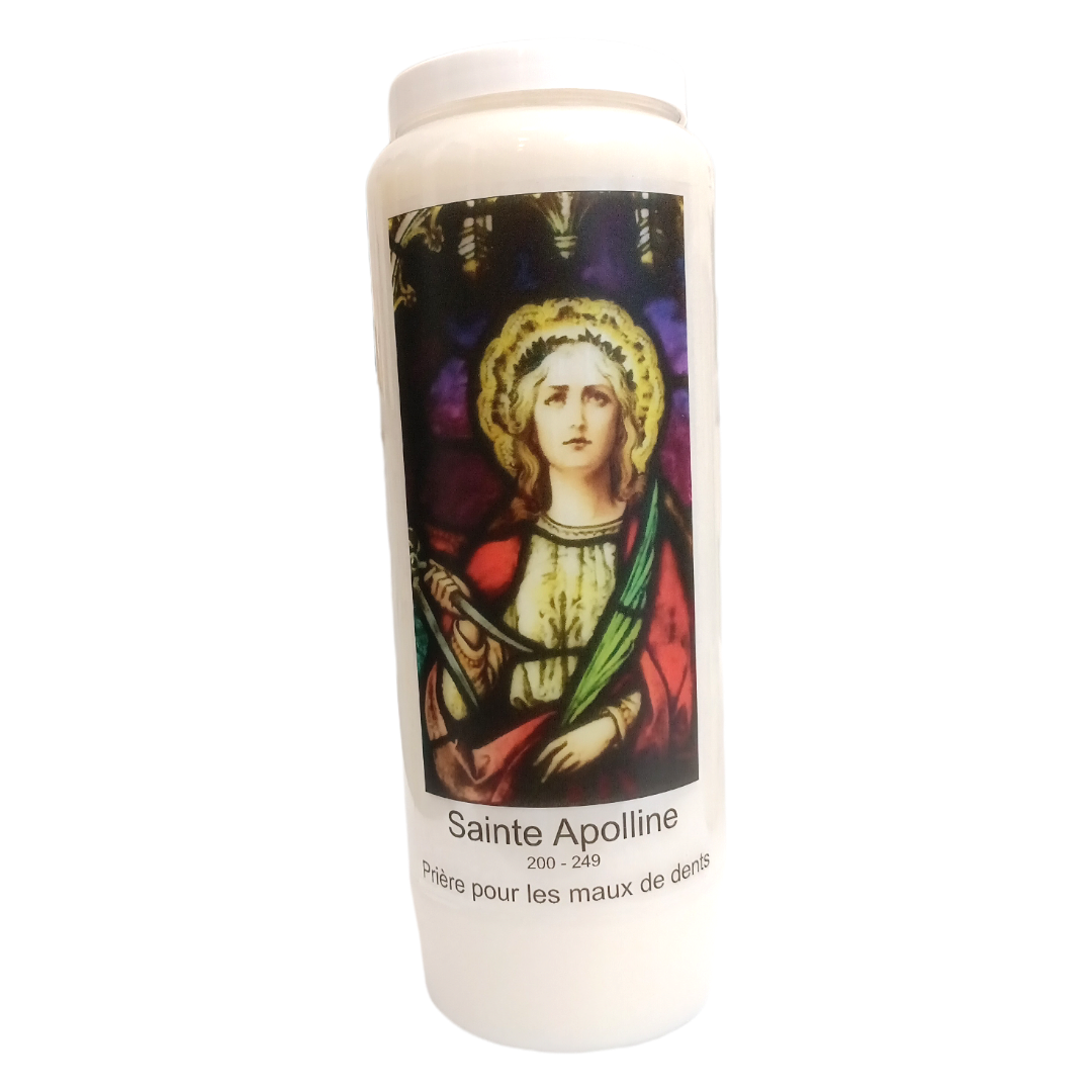 Bougie Neuvaine Sainte Apolline