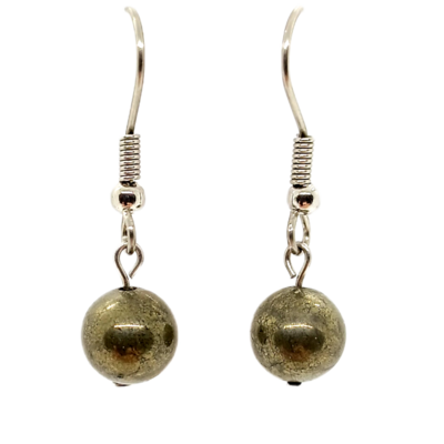 Boucles d&#39;oreilles - Pyrite