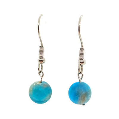 Boucles d&#39;oreilles - Apatite bleue