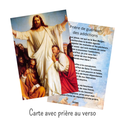 Carte de prière - Addiction