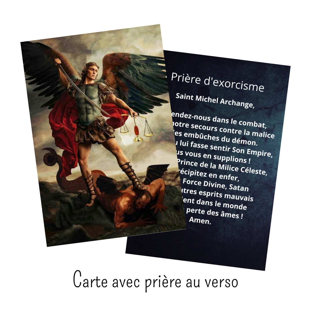 Carte de prière - Archange Michaël Exorcisme