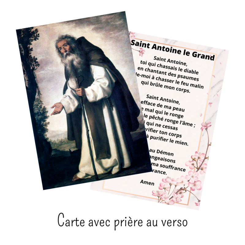 Carte De Pri Re Saint Antoine Le Grand