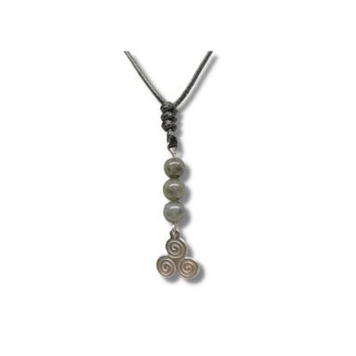 Collier triskel - Labradorite