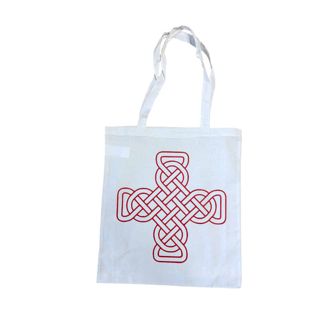 Sac - Croix celtique, Couleur du motif: Rouge