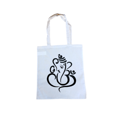 Sac - Éléphant et symbole Ôm stylisé