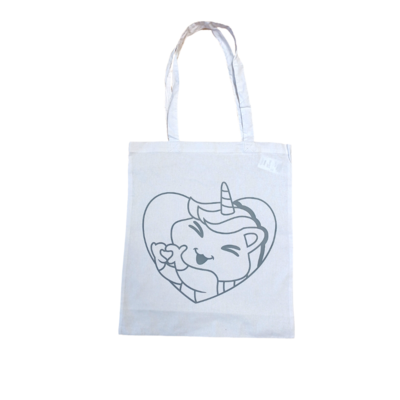 Sac - Licorne style manga et coeur