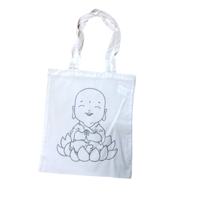 Sac - Bébé Bouddha dans fleur de lotus
