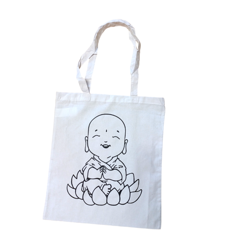 Sac - Bébé Bouddha dans fleur de lotus
