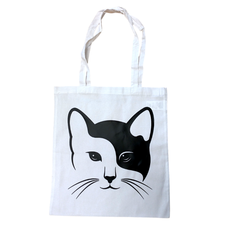 Sac - Chat noir et blanc
