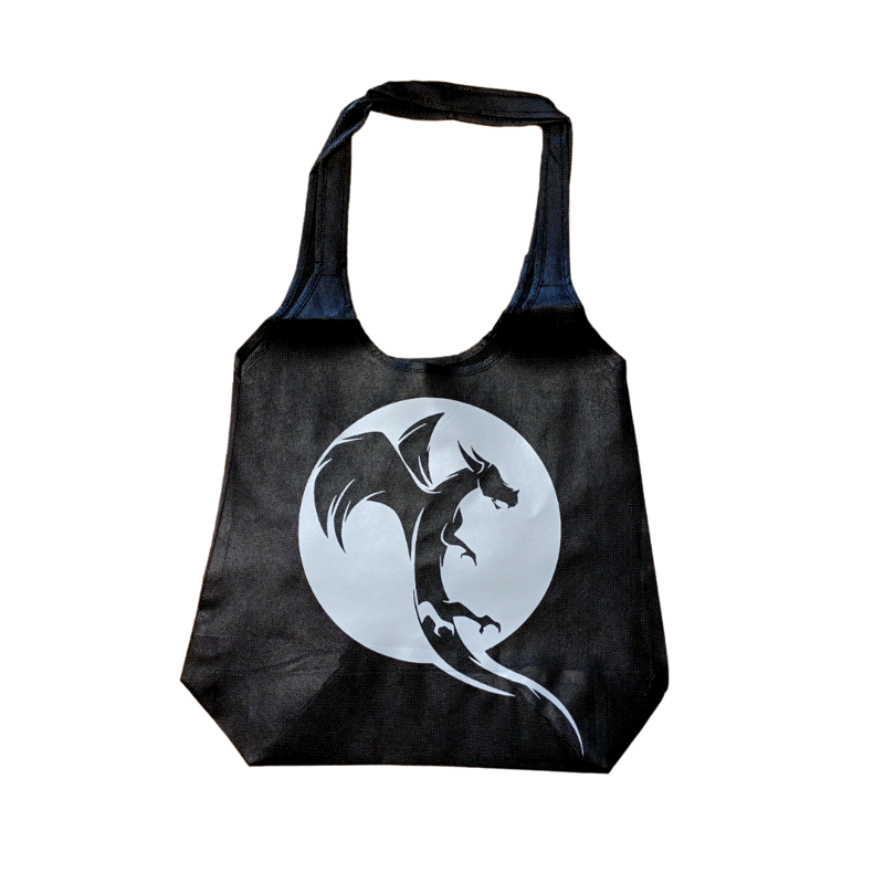 Sac - Dragon devant lune