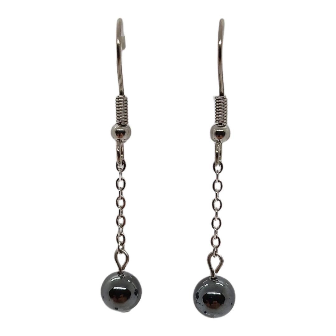 Boucles d&#39;oreilles - Hématite