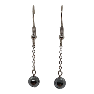 Boucles d&#39;oreilles - Hématite
