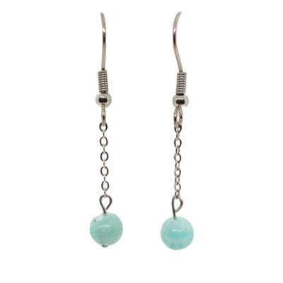 Boucles d&#39;oreilles - Amazonite