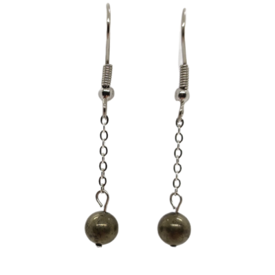 Boucles d&#39;oreilles - Pyrite