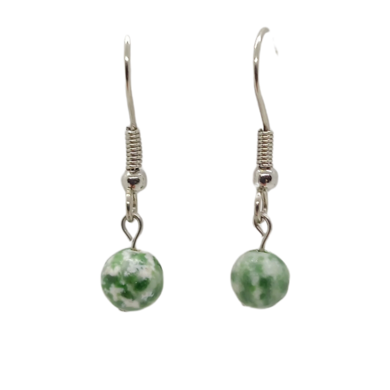 Boucles d&#39;oreilles - Jade Vert