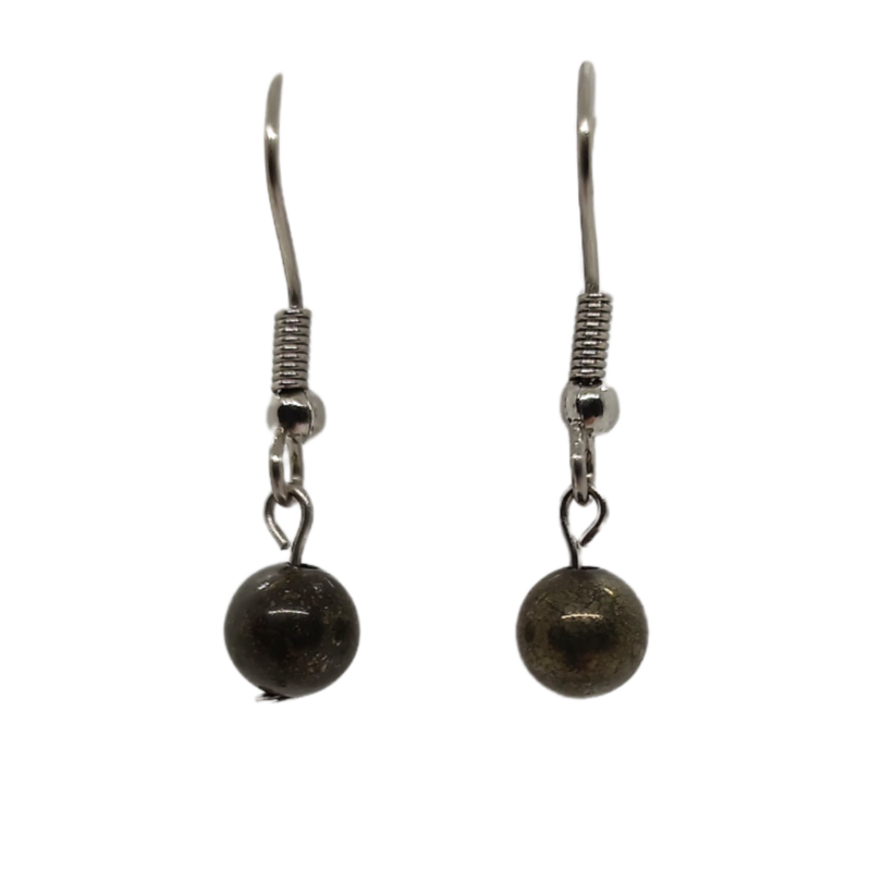 Boucles d&#39;oreilles - Pyrite