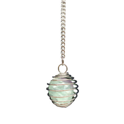 Pendule cage à pierre