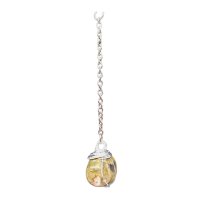 Pendule -  Unakite, Quartz rose, Aventurine