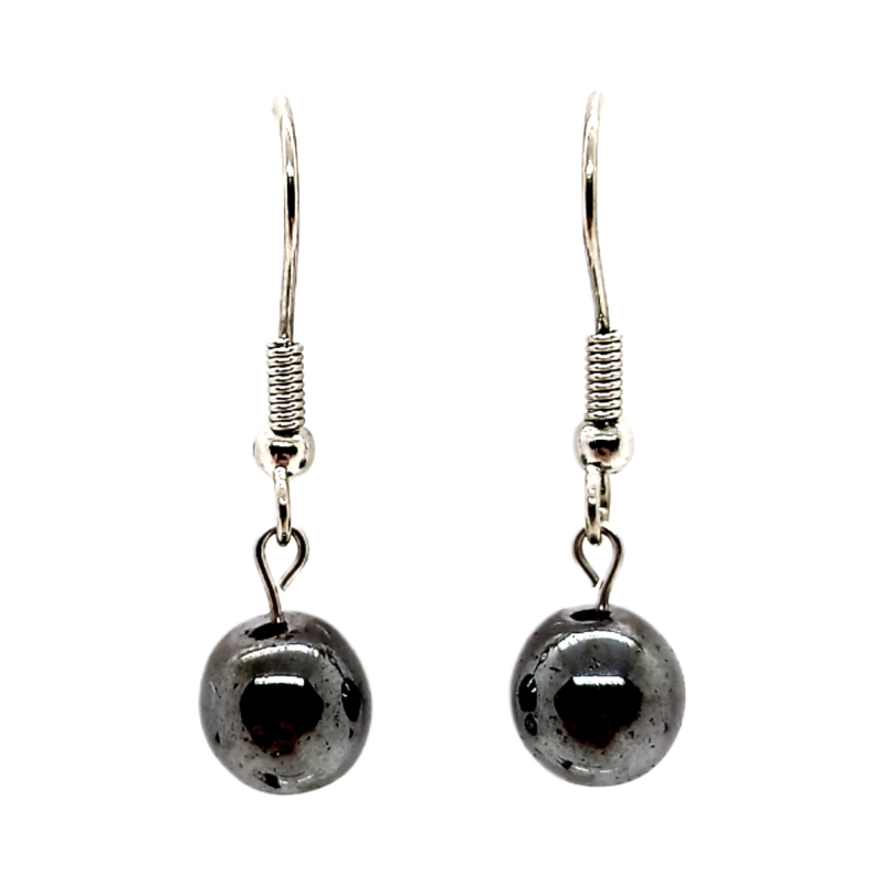 Boucles d&#39;oreilles - Hématite