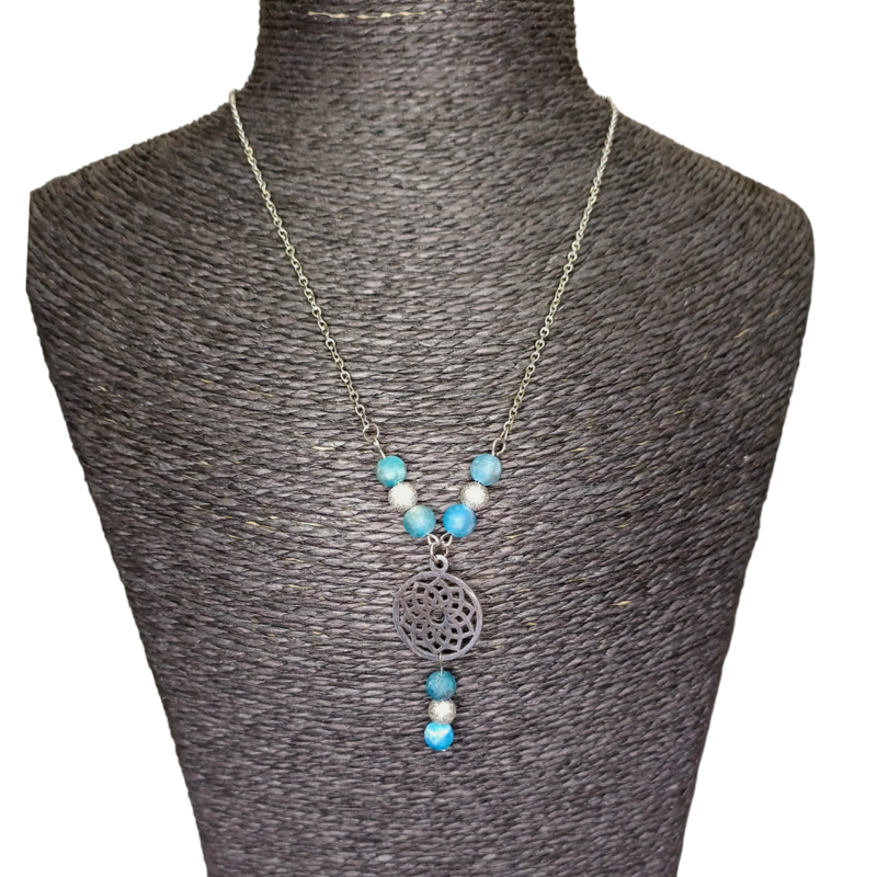 Collier - Apatite mat