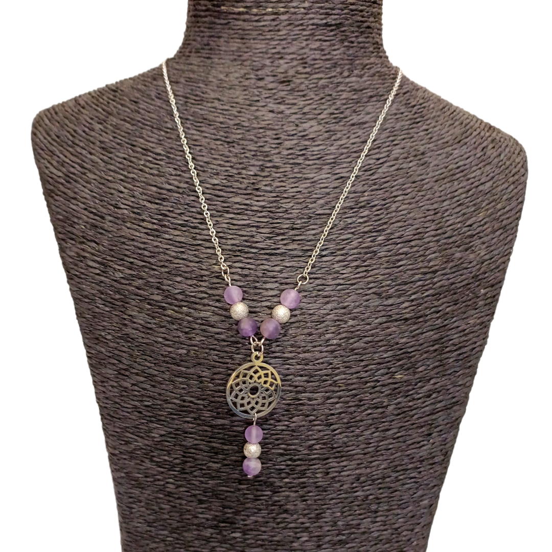 Collier - Améthyste matte