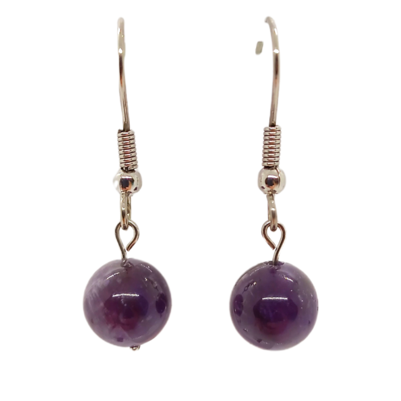 Boucles d&#39;oreilles - Améthyste