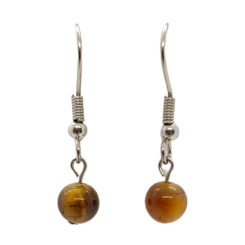 Boucles d&#39;oreilles - Oeil de Tigre